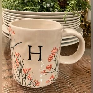 Anthropologie Dagny Monogram Mug